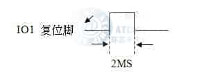 MCU Seriel Mode Ka1 Reset Pin 串行模式復(fù)位腳信號模擬圖