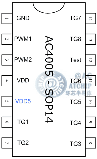 單片機單線通信協(xié)議(一線)的語音芯片資料 (AC4005-SOP14)